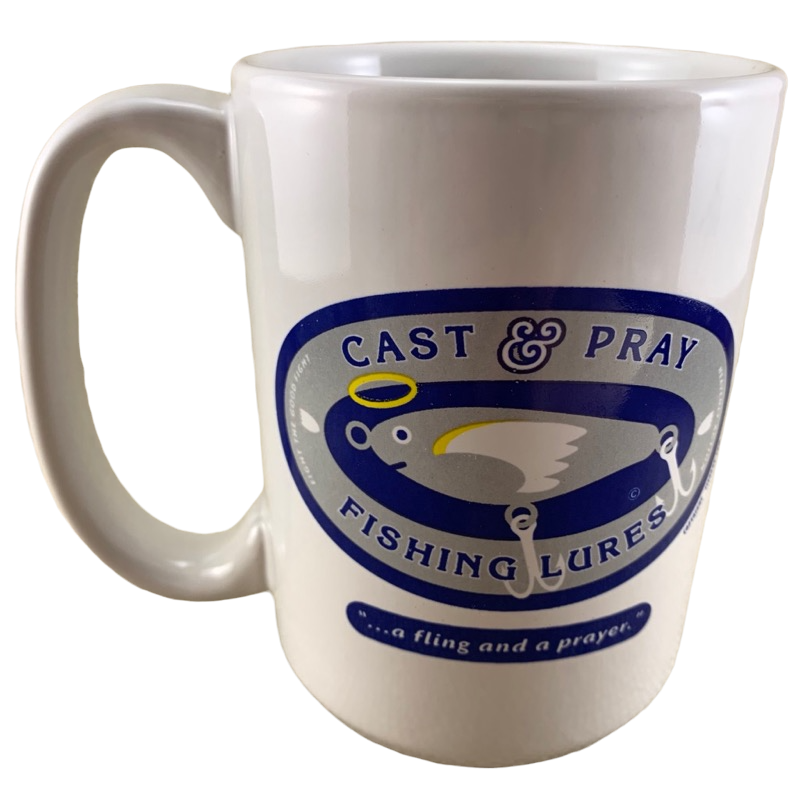Cast & Pray Fishing Lures Mug