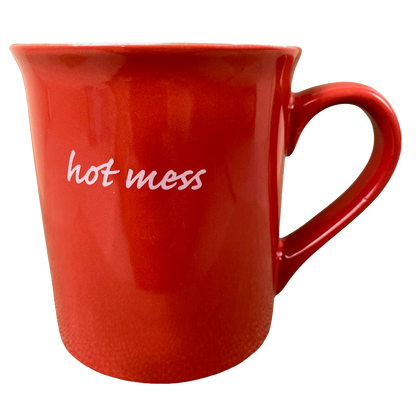Hot Mess Red Mug With White Interior Love Your Mug