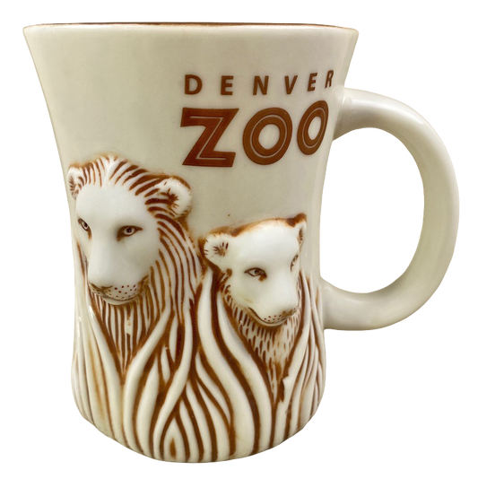 Denver Zoo Embossed 3D Lions Mug