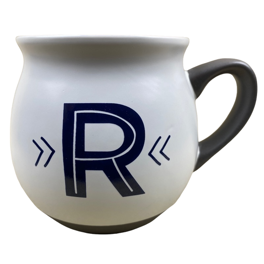 "R" Monogram Initial Cream Mug Threshold