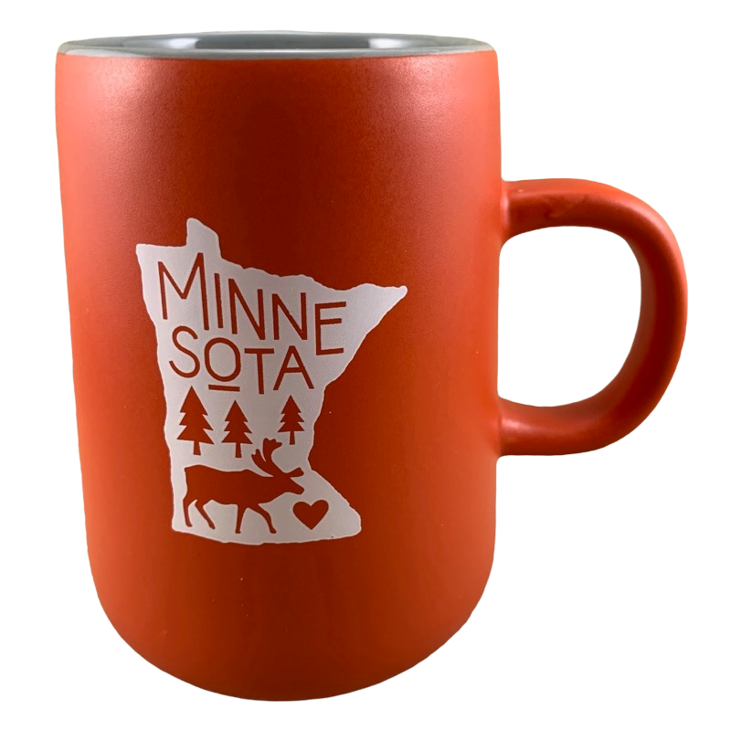 Caribou Coffee Minnesota Uffda Duck Moose Red Mug