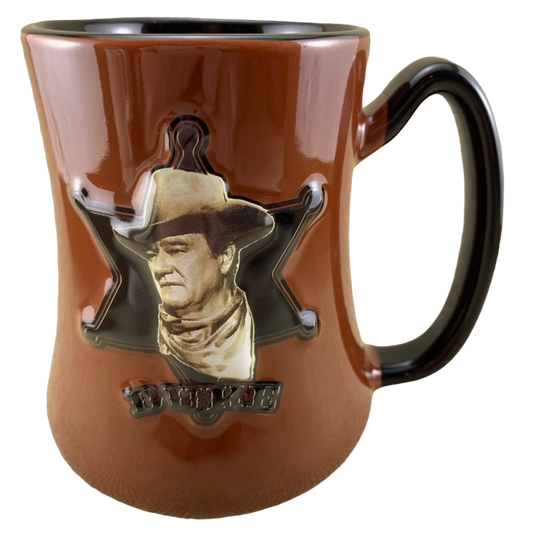 The Duke John Wayne Embossed Mug John Wayne Enterprises
