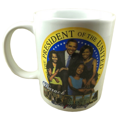 Barack Obama President Of The United States And The 1st Family Mug