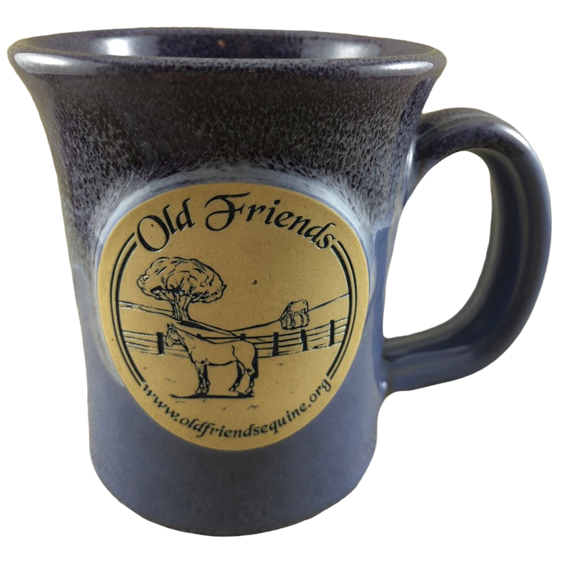 Old Friends Equine Thoroughbred Retirement Farms Mug Deneen Pottery