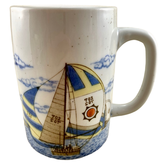 Sailboats Large Mug Otagiri