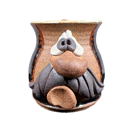 Ugly Face Pottery 3D Man Mug Mahon Made Stoneware