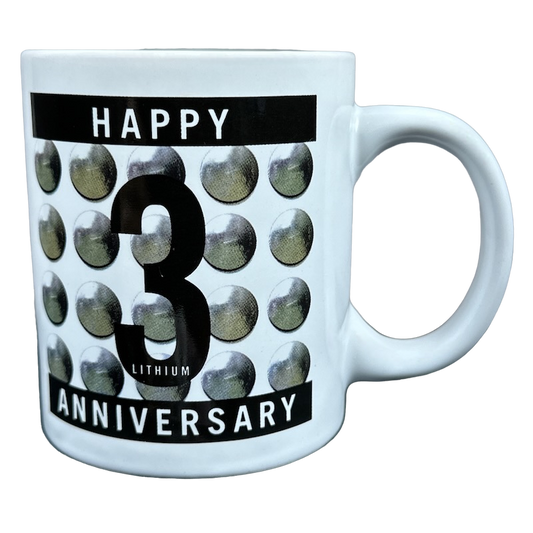 American Chemical Society Happy Anniversary Lithium Mug