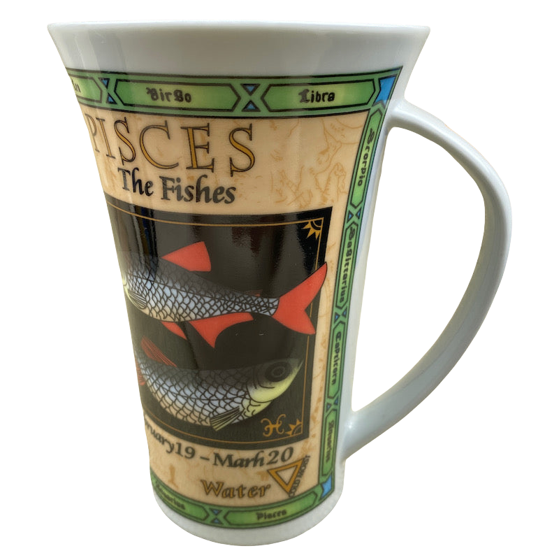 Pisces The Fishes Zodiac Astrology Tall Mug 26CB NEW