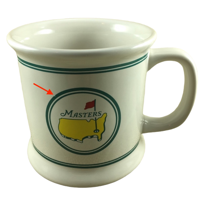 Masters Golf Augusta National White Footed Mug