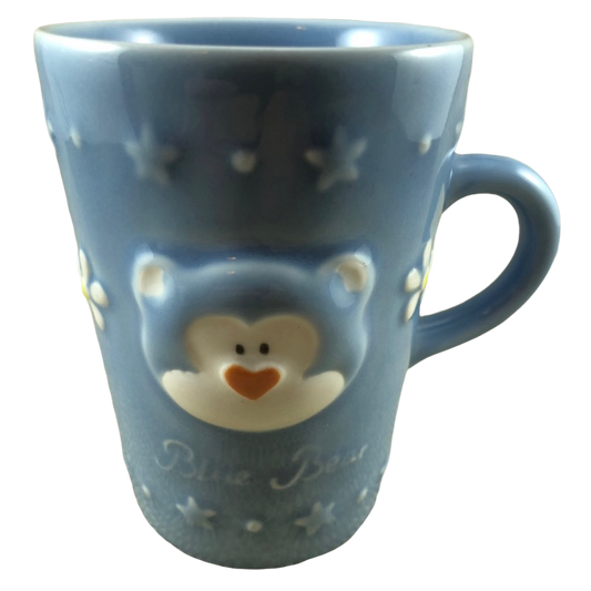 Blue Bear Embossed Mug Morning Glory