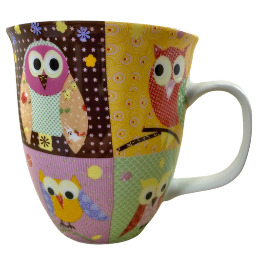 Owls Patchwork Quilt Mug Creative Tops LTD