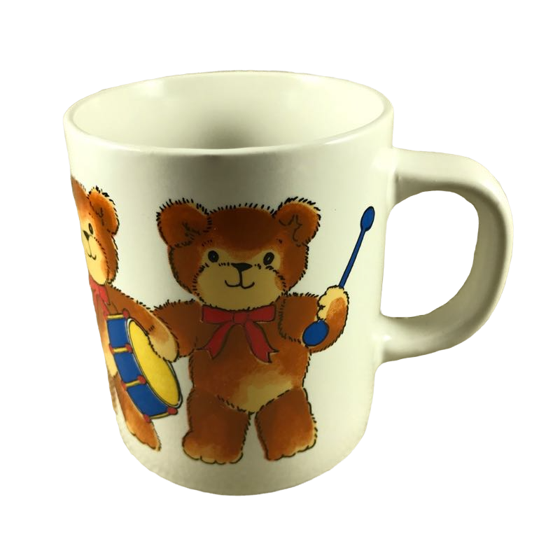 Teddy Bear Playing Instruments And Holding A Baton Mug