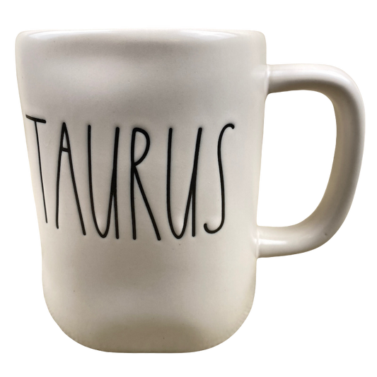 Rae Dunn Artisan Collection TAURUS Astrology Zodiac Mug Cream Inside Magenta NEW