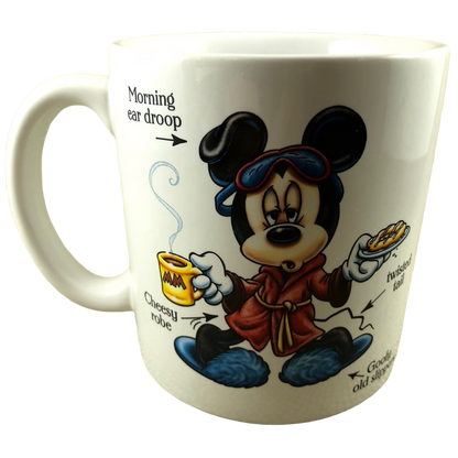 Mickey Mouse Mornings Aren't Pretty Oversized Mug Disney Store