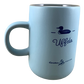 Caribou Coffee Minnesota Uffda Duck Moose Blue Mug