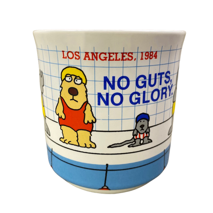 No Guts No Glory Los Angeles 1984 Swimmers Sandra Boynton Mug Recycled Paper Products