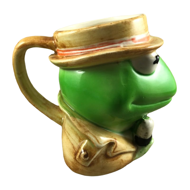 Kermit The Frog Muppet News Reporter Figural Mug Sigma Tastesetter