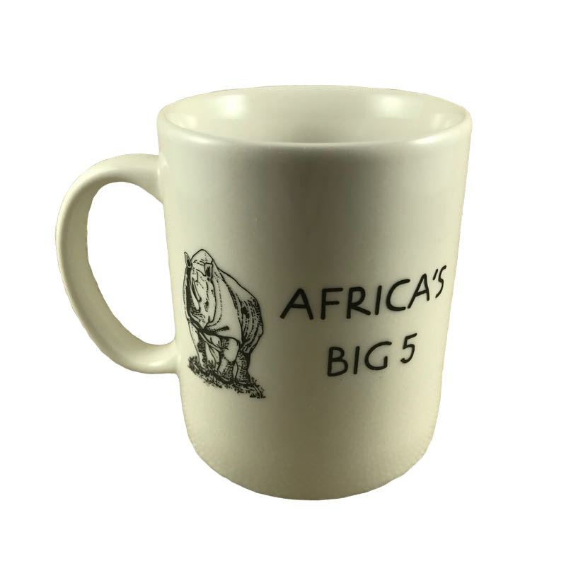 Africa's Big 5 Rhino Mug