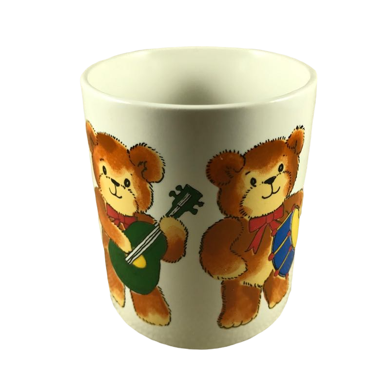 Teddy Bear Playing Instruments And Holding A Baton Mug