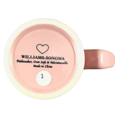 Heart Shaped Handle Pink Mug Williams-Sonoma