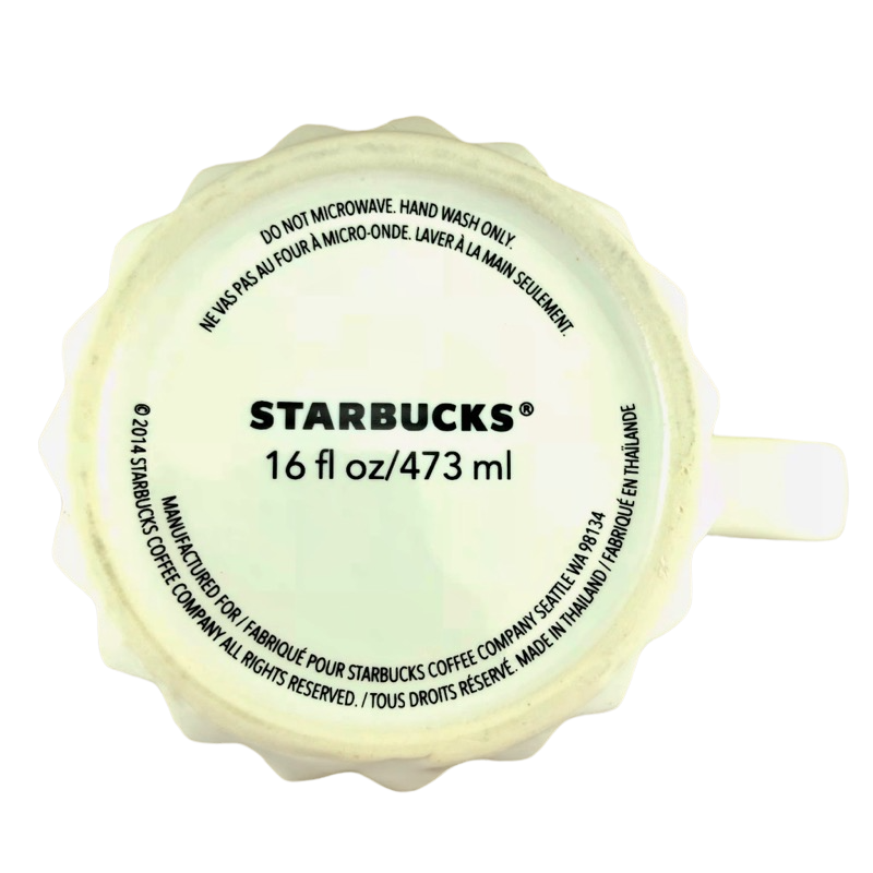 Dot Collection Silver Dot Raised Studded 16oz Mug Starbucks