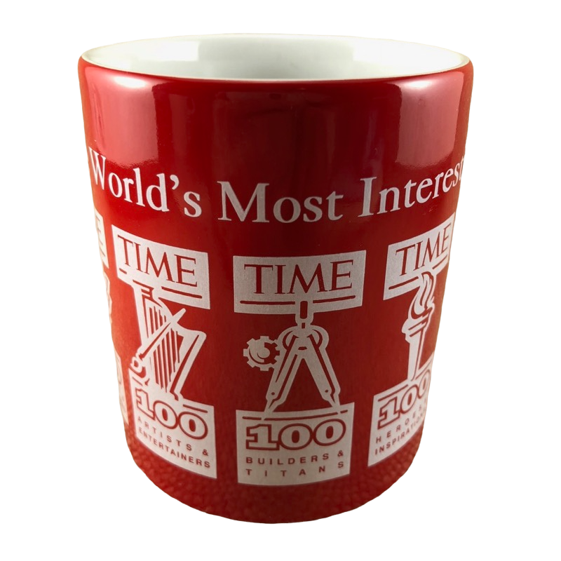 The World's Most Interesting Magazine Time 100 Red Mug