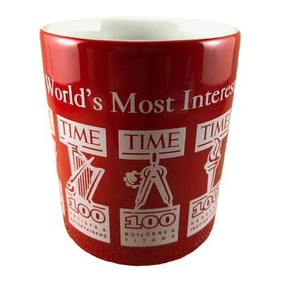 The World's Most Interesting Magazine Time 100 Red Mug