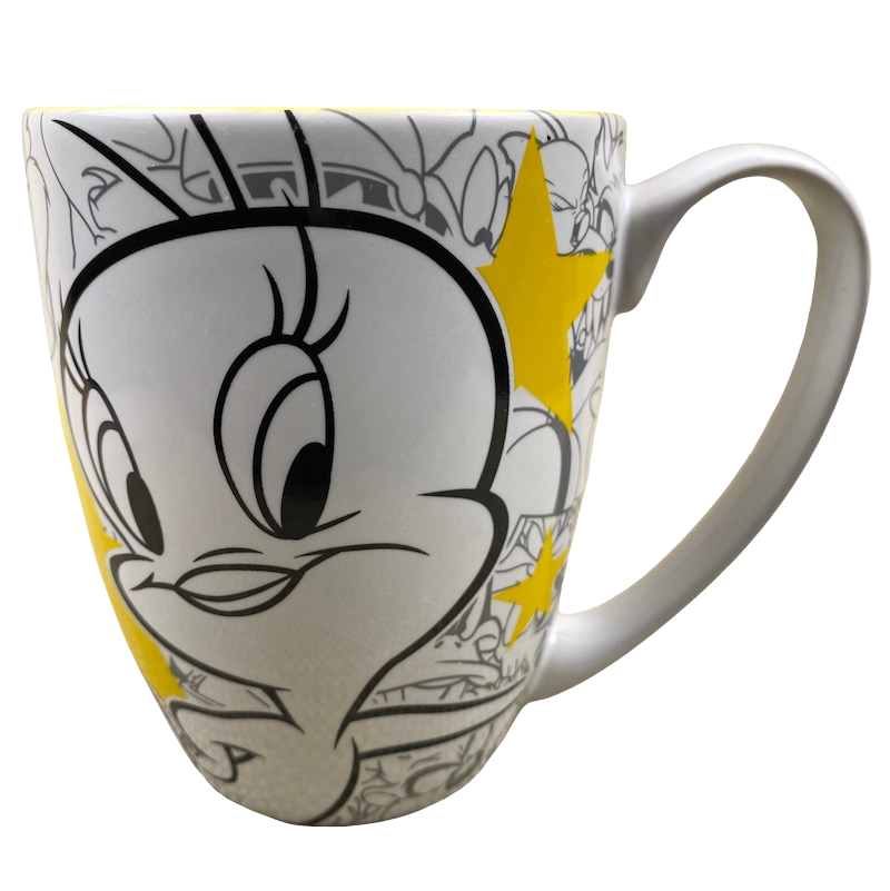 Tweety Bird Looney Tunes Six Flags Sketch Mug Warner Brothers