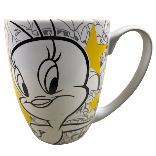 Tweety Bird Looney Tunes Six Flags Sketch Mug Warner Brothers