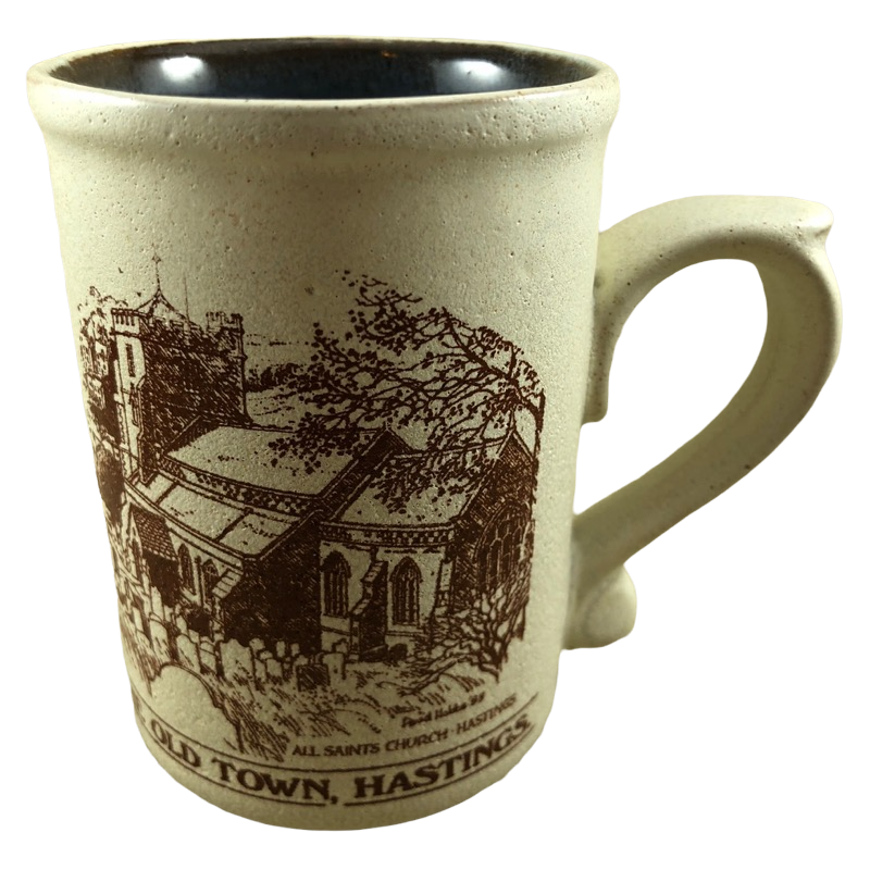 Ancient Churches Of The Old Town Hastings Mug Laugharne Pottery