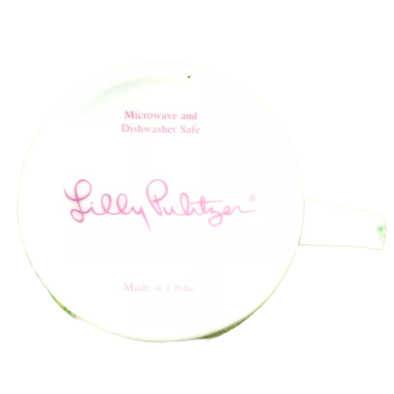 Lead A Colorful Life Turtle Collage Mug Lilly Pulitzer