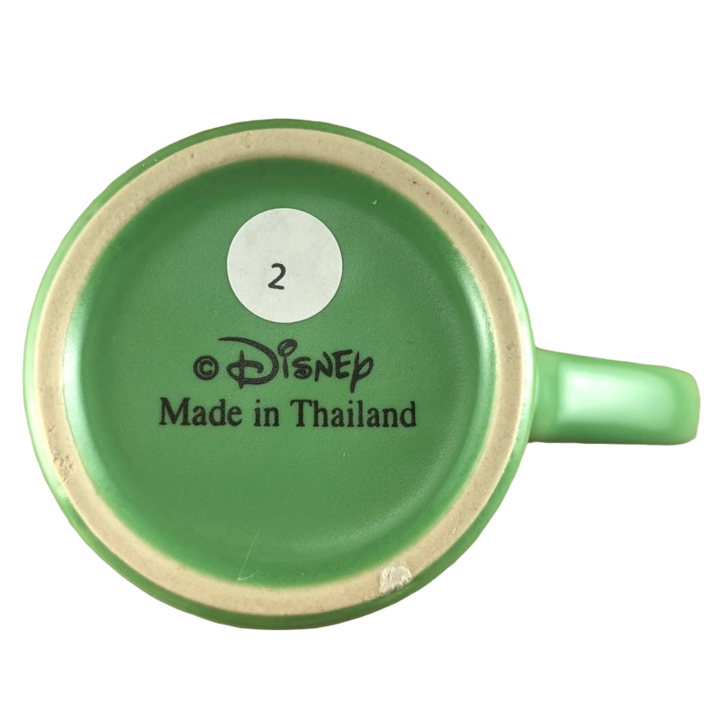 Mickey Mouse Abstract Swirl Ears Green Mug Disney