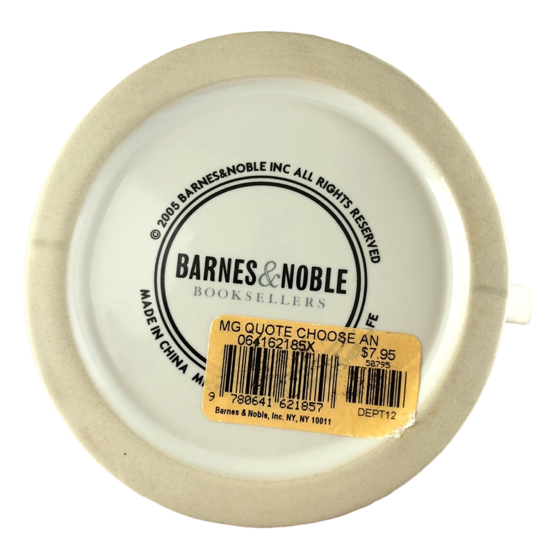 Wentworth Dillon Quote Choose An Author As You Would A Friend Mug Barnes & Noble