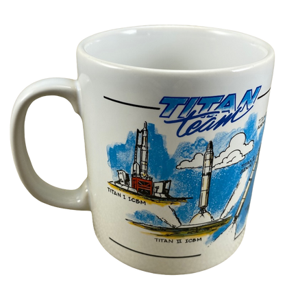 Team Titan Rocket 30 Years 1959-1989 Mug Coloroll Kiln Craft