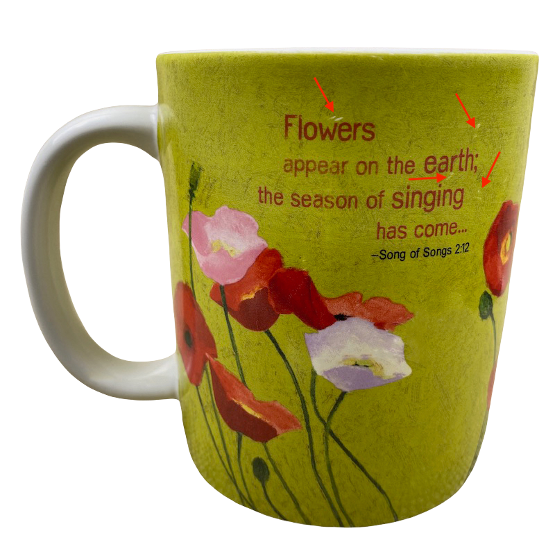 Shall We Dance Shirley Novak Floral Mug Amcal