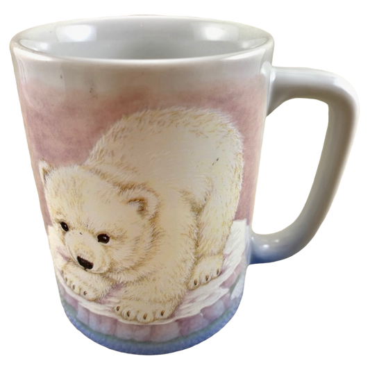 Nature's Endangered Polar Bear Cub Mug Otagiri