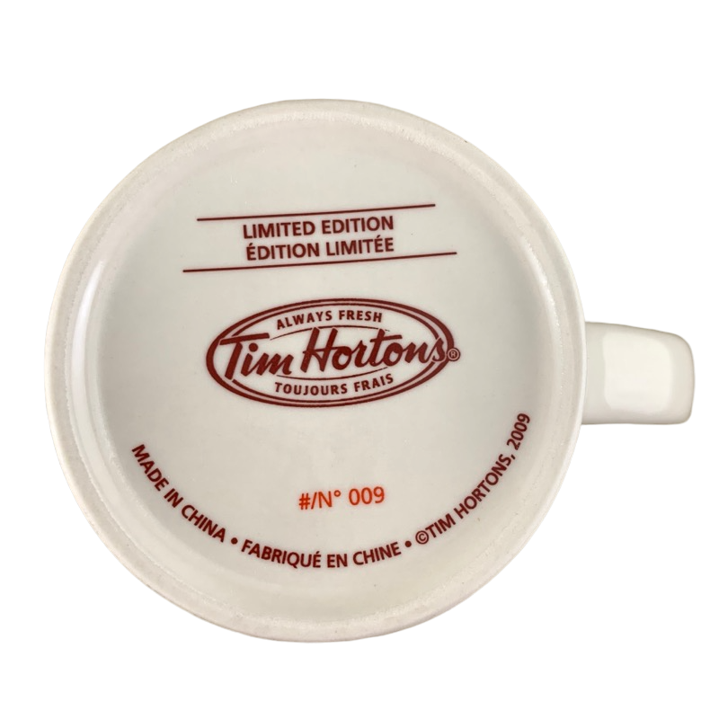 Tim Hortons Limited Edition No 009 Embossed Logo Mug