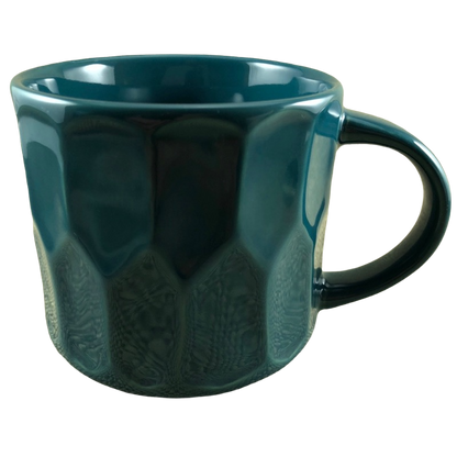 Faceted Stackable Blue 14oz Mug Starbucks