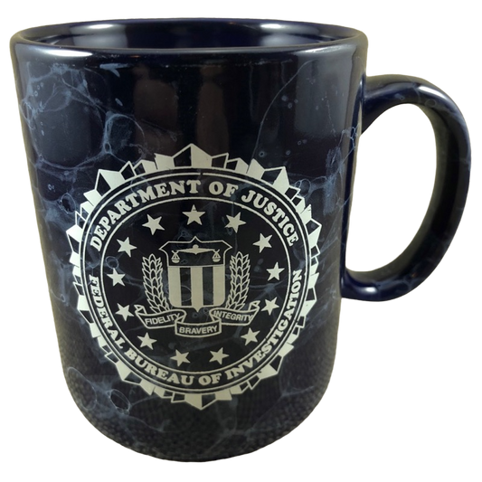 Department Of Justice Federal Bureau Of Investigation Marble Mug