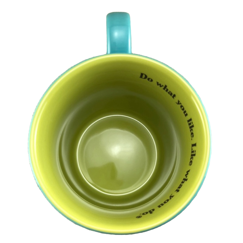 Life is Good Spread The Love Pink Heart Blue Mug