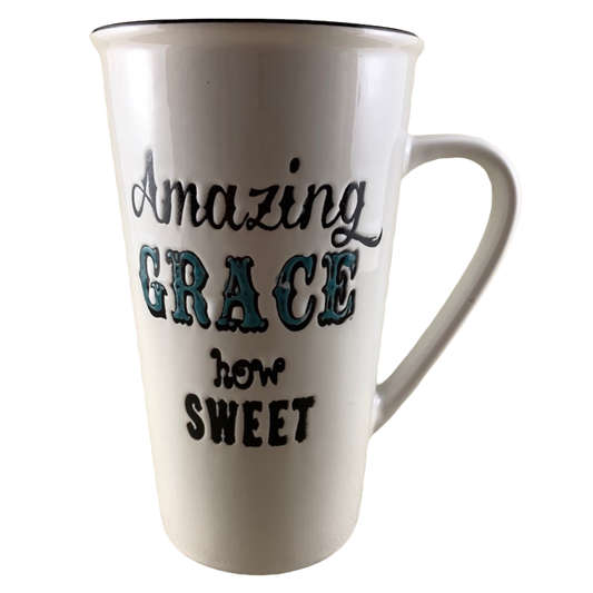 Amazing Grace How Sweet Etched Tall Mug Spectrum Designz