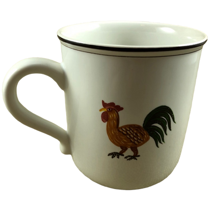 Rooster And Person Riding Horse Near Castle Design Naif Mug Villeroy & Boch