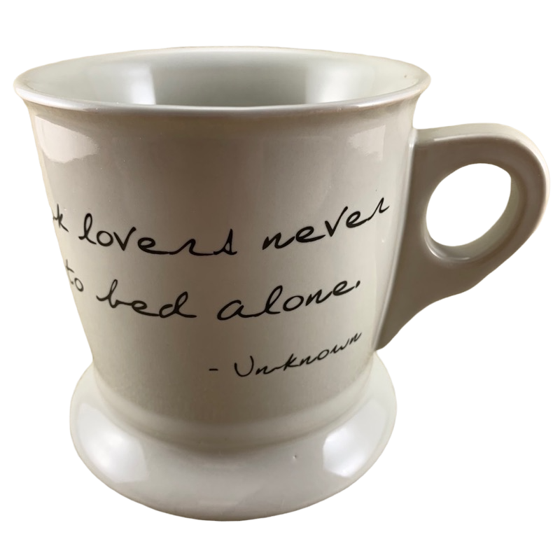 Book Lovers Never Go To Bed Alone Quote Mug Barnes & Noble