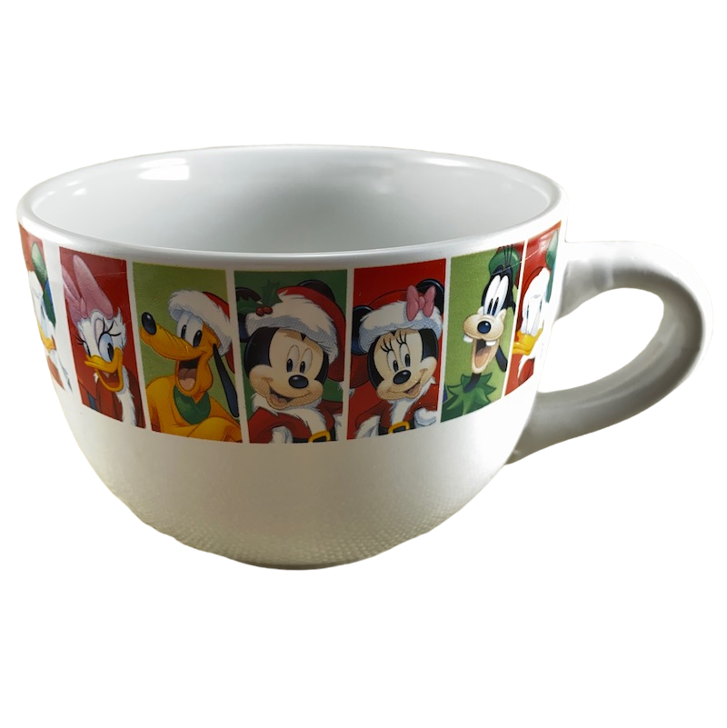 Disney Characters Christmas Oversized Soup Mug Disney Galerie