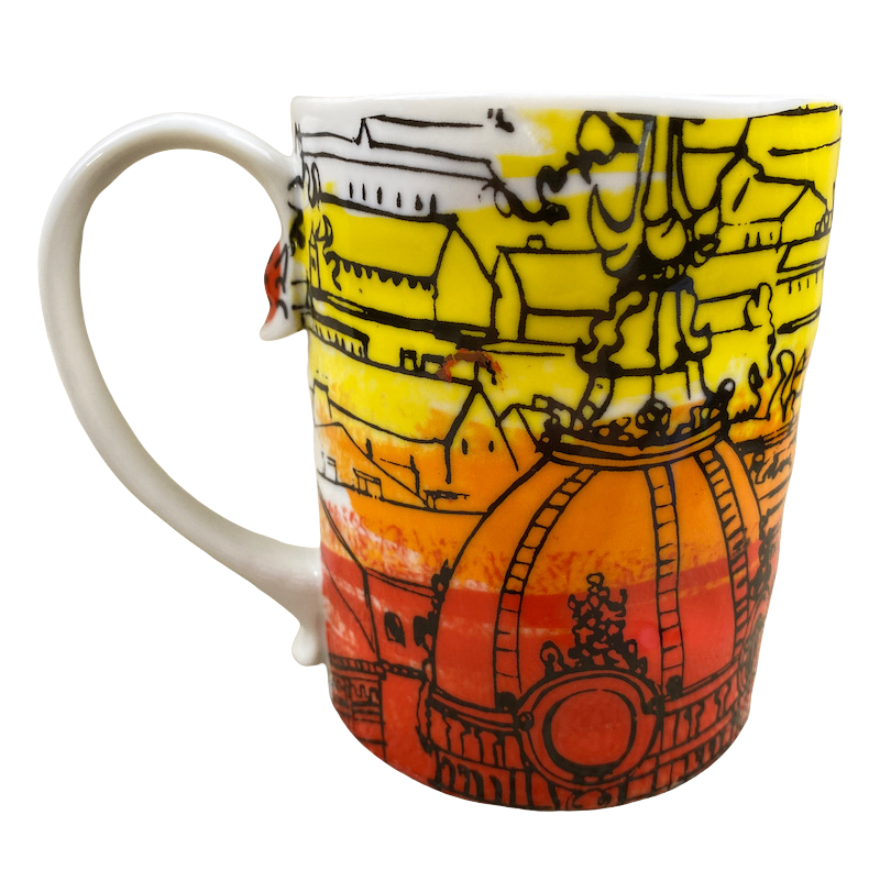 We Love Vera Neumann Ladybug Coffee Mug Anthropologie