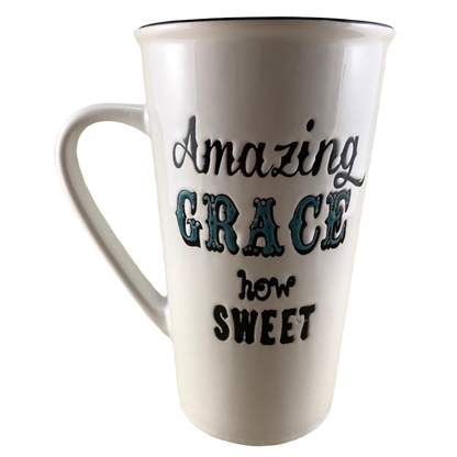 Amazing Grace How Sweet Etched Tall Mug Spectrum Designz