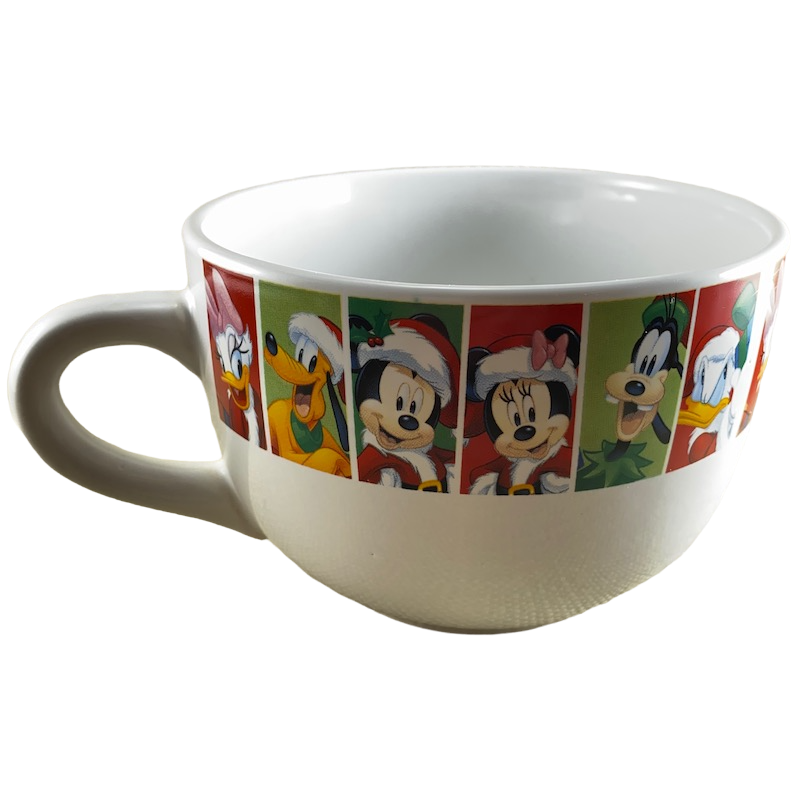 Disney Characters Christmas Oversized Soup Mug Disney Galerie