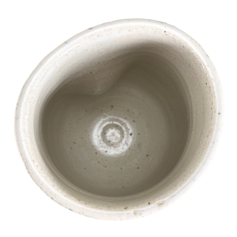 Abstract Wheel Thrown Hand Warmer Pottery Mug