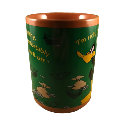 Daffy Duck I'm Rich, I'm Wealthy, I'm Comfortably Well-Off Mug Houston Harvest Gift Products