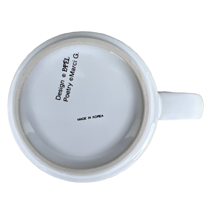 VIRGINIA Poetry Name Purple Interior Mug Papel